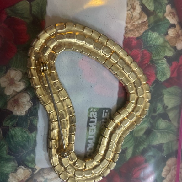 Multicolor Rhinestone Brooch - Picture 8 of 10